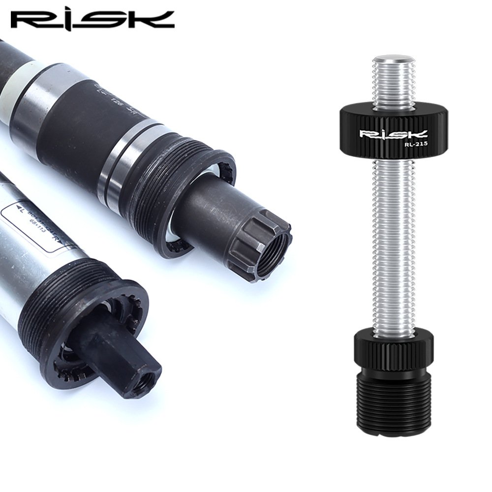 RISK Parts Bicycle Square Taper Bottom Bracket Sleeve Fixing Bolt Anti-loosening Screw Auxiliary Repair Tool Accessory RL215PRO