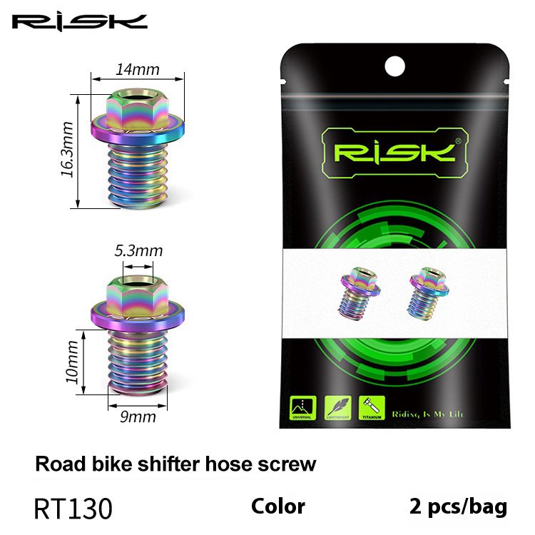 RISK Parts Road Hydraulic Disc Brake Hose Screws M7x4mm for Disc Brake Oil Injection Ports R8020R8070 R8170 R9170 RT129 RT130