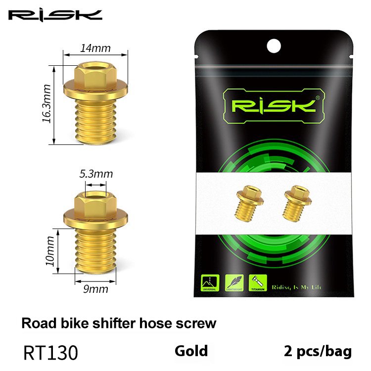 RISK Parts Road Hydraulic Disc Brake Hose Screws M7x4mm for Disc Brake Oil Injection Ports R8020R8070 R8170 R9170 RT129 RT130