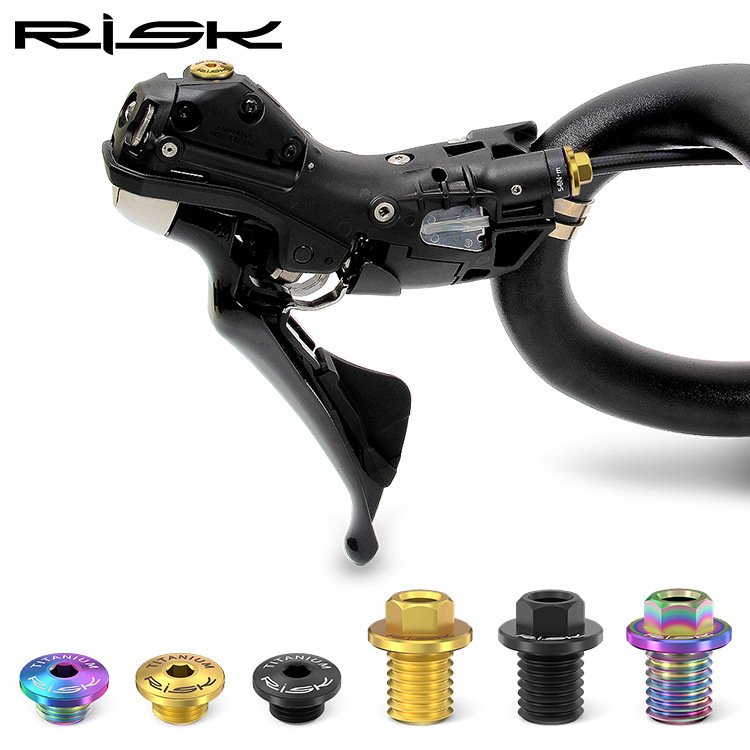 RISK Parts Road Hydraulic Disc Brake Hose Screws M7x4mm for Disc Brake Oil Injection Ports R8020R8070 R8170 R9170 RT129 RT130