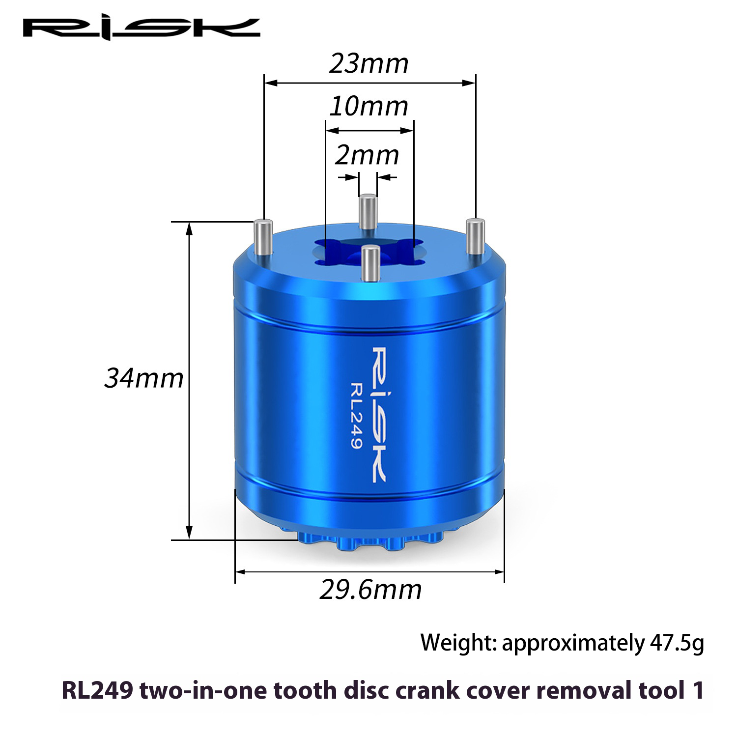RISK Parts Bicycle DUB Crankset Cover Removal Tool XTR M9100 Bottom Bracket Crank Screw Removal Tool RL249 RL247