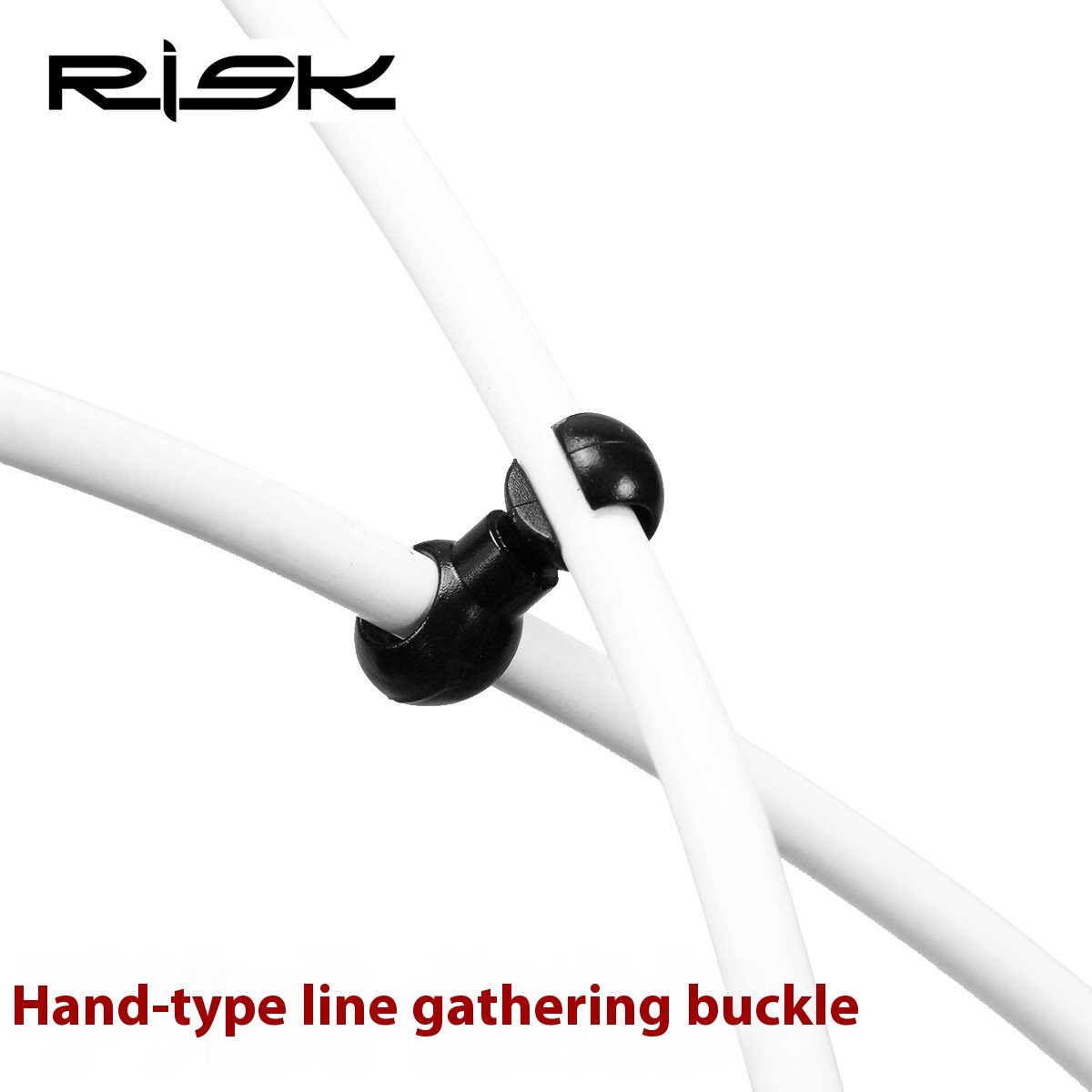 Risk Parts S-Hook for Mountain Bike Handrail Collection Clip Brake Oil Pipe S-Shaped Buckle Gear Shift Line Pipe Organizer