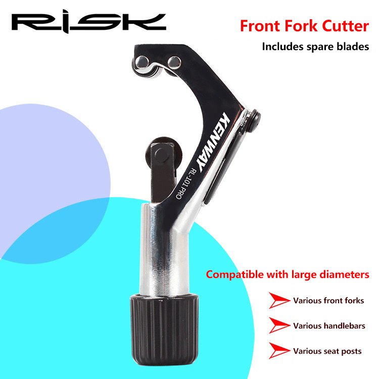 RISK Parts Mountain Bike Fork Tube Cutter Road Bike Headset Pipe Handlebar Cutting Shortening Tool DT-101