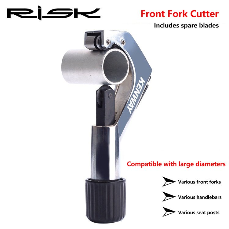 RISK Parts Mountain Bike Fork Tube Cutter Road Bike Headset Pipe Handlebar Cutting Shortening Tool DT-101