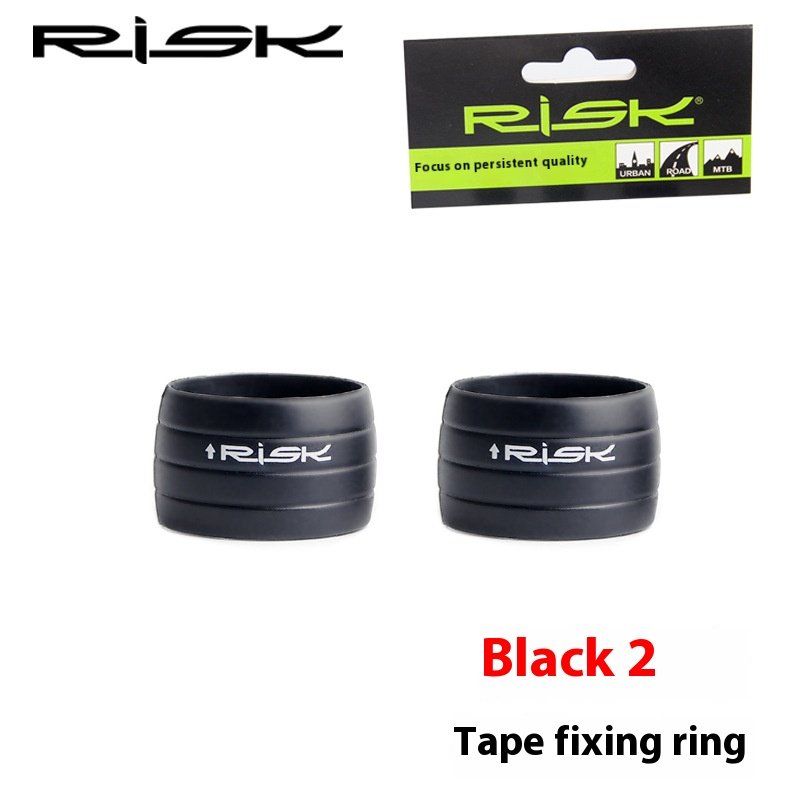 RISK Parts bicycle handlebar tape with fixing ring suitable for road bikes fixed with silicone anti-slip wrap for fixed-gear bikes RC105