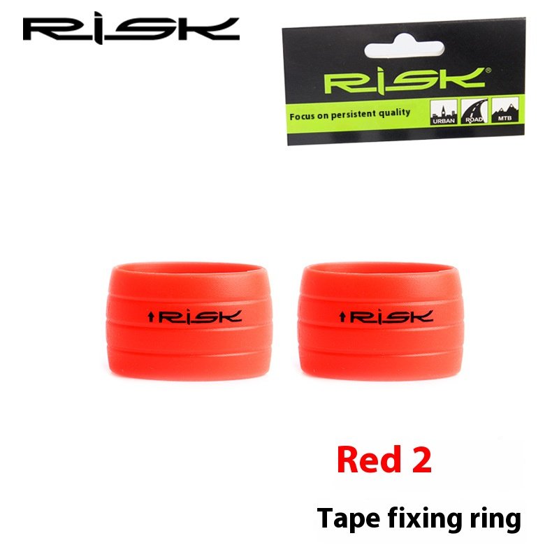 RISK Parts bicycle handlebar tape with fixing ring suitable for road bikes fixed with silicone anti-slip wrap for fixed-gear bikes RC105