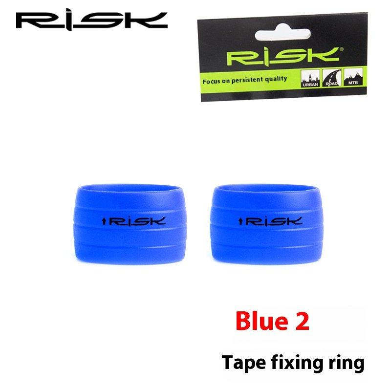 RISK Parts bicycle handlebar tape with fixing ring suitable for road bikes fixed with silicone anti-slip wrap for fixed-gear bikes RC105
