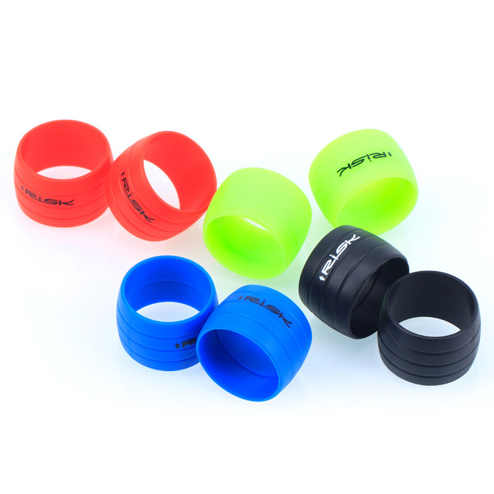 RISK Parts bicycle handlebar tape with fixing ring suitable for road bikes fixed with silicone anti-slip wrap for fixed-gear bikes RC105