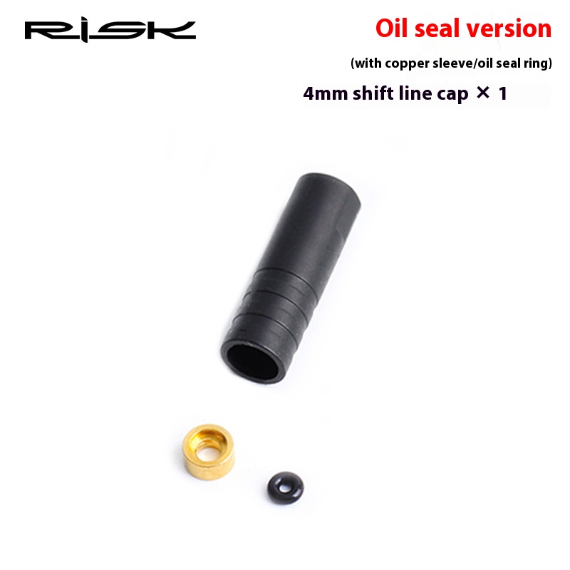 RISK Parts Mountain and Road Bike Plastic Cable Housing Cap Shift/Brake Cable End Caps 4/5mm Outer Tube Dust Cover RC104/RC313