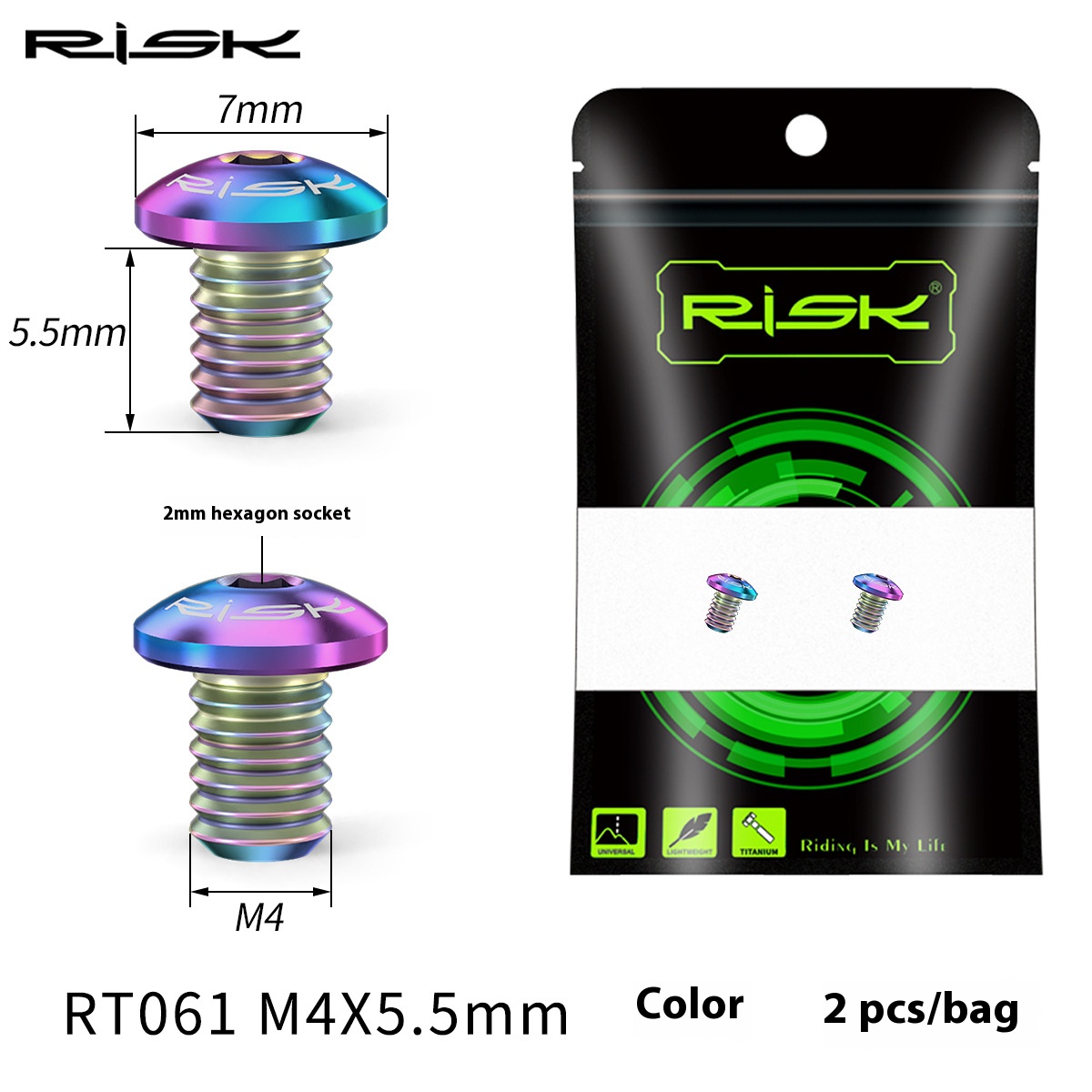 RISK Parts Road Bike C-Clamp Release Switch Screw Adjuster for UT6800 DA9000 DA9010 FORCE RT061