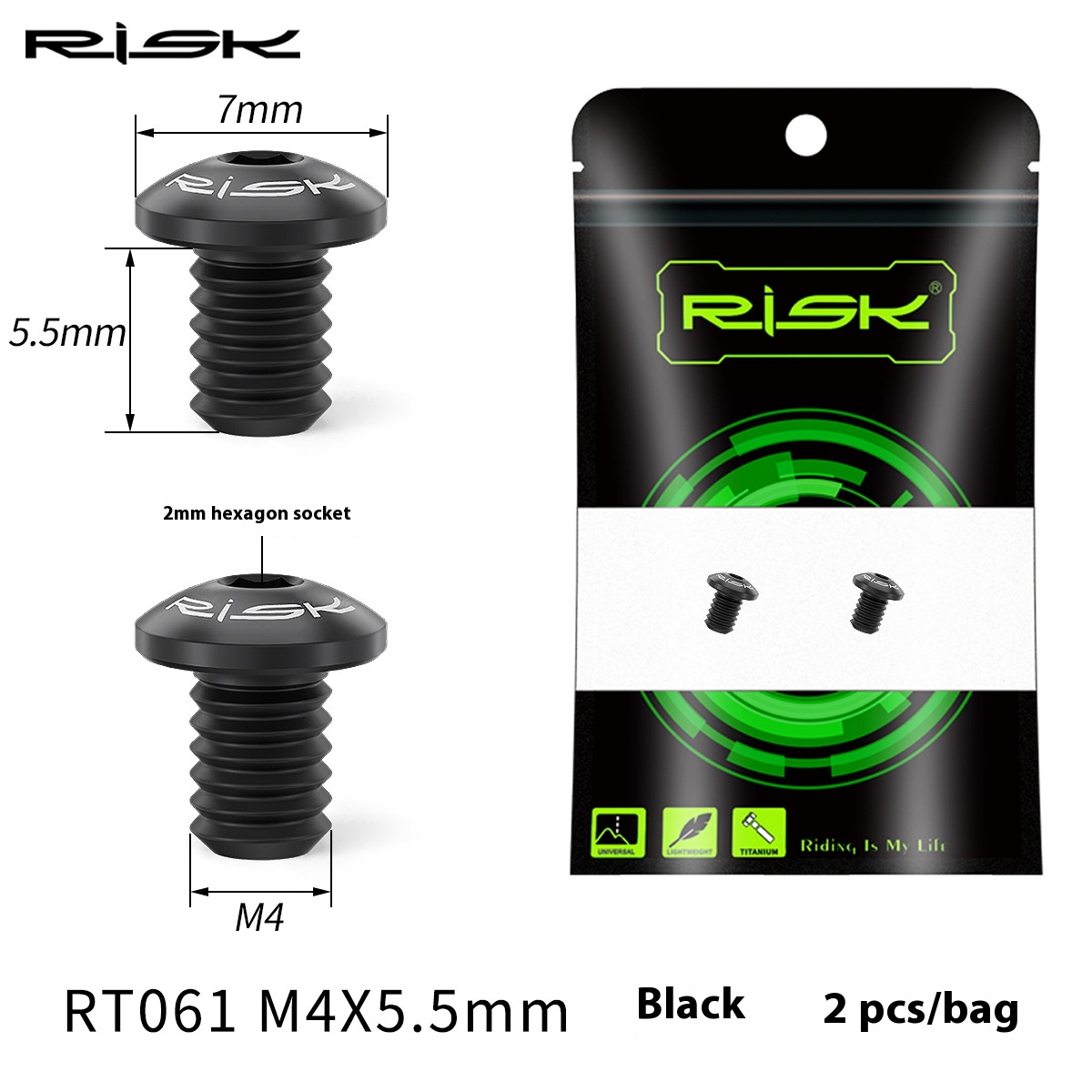 RISK Parts Road Bike C-Clamp Release Switch Screw Adjuster for UT6800 DA9000 DA9010 FORCE RT061