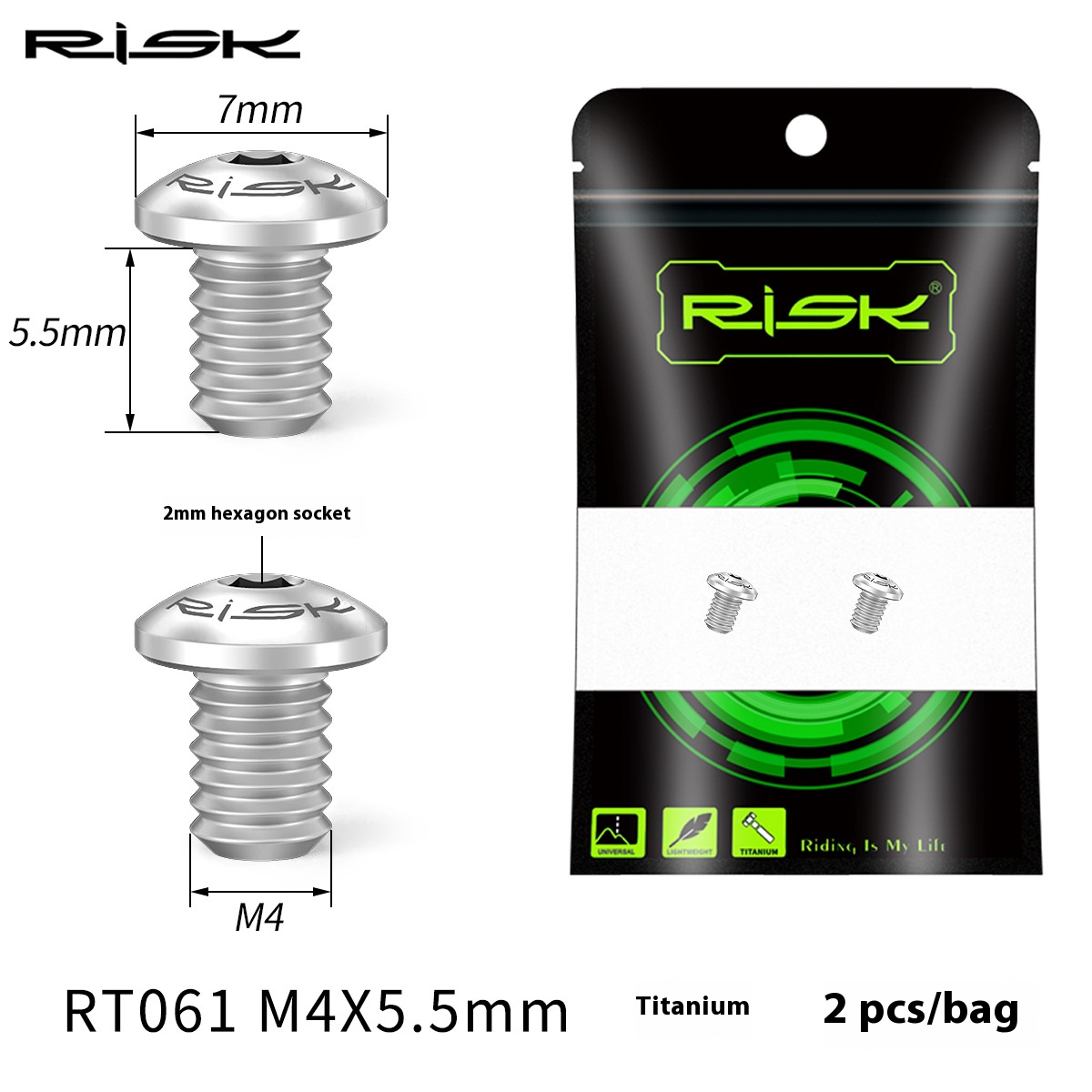 RISK Parts Road Bike C-Clamp Release Switch Screw Adjuster for UT6800 DA9000 DA9010 FORCE RT061