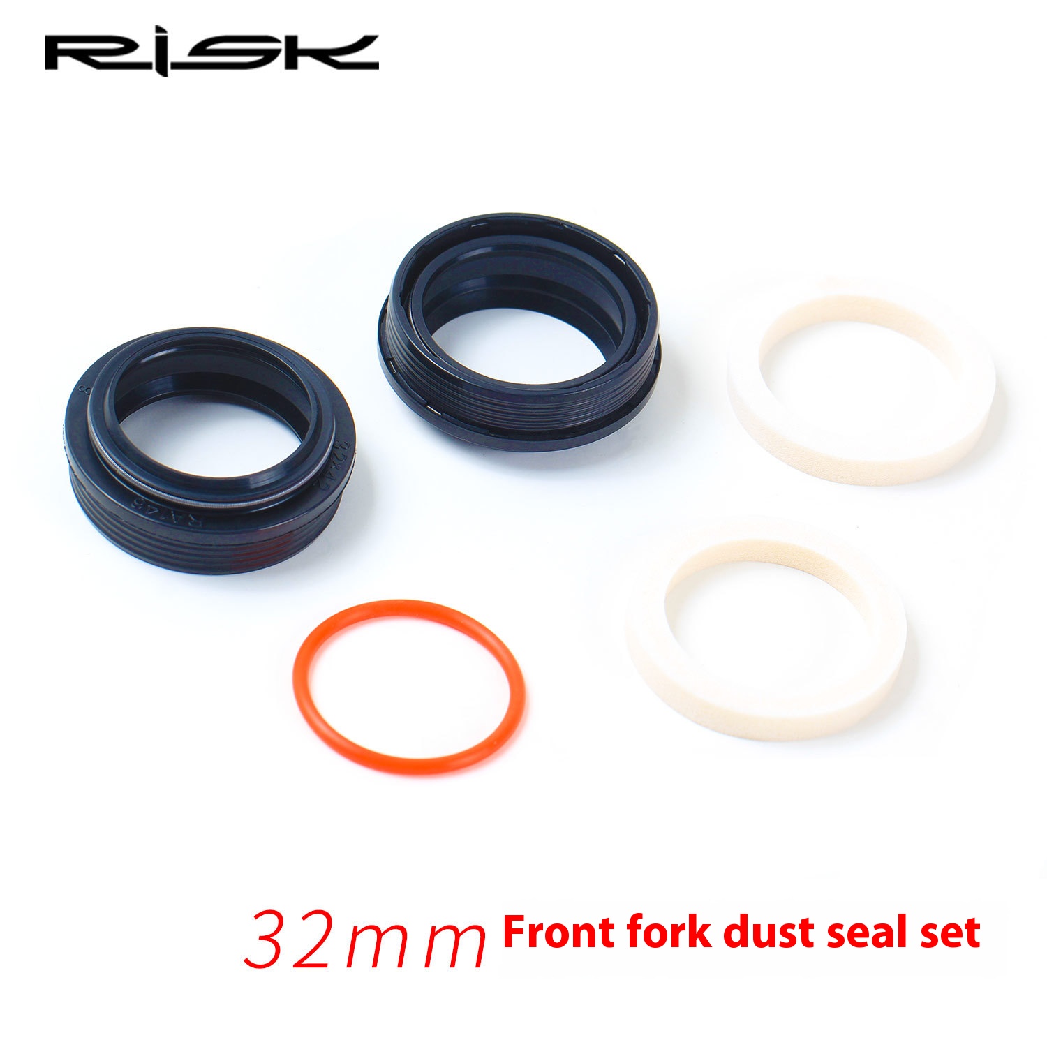 RISK Parts Mountain Bike Suspension Fork Dust Seal and Foam Ring 32/34/35/36mm Fork Dust Cover RA146