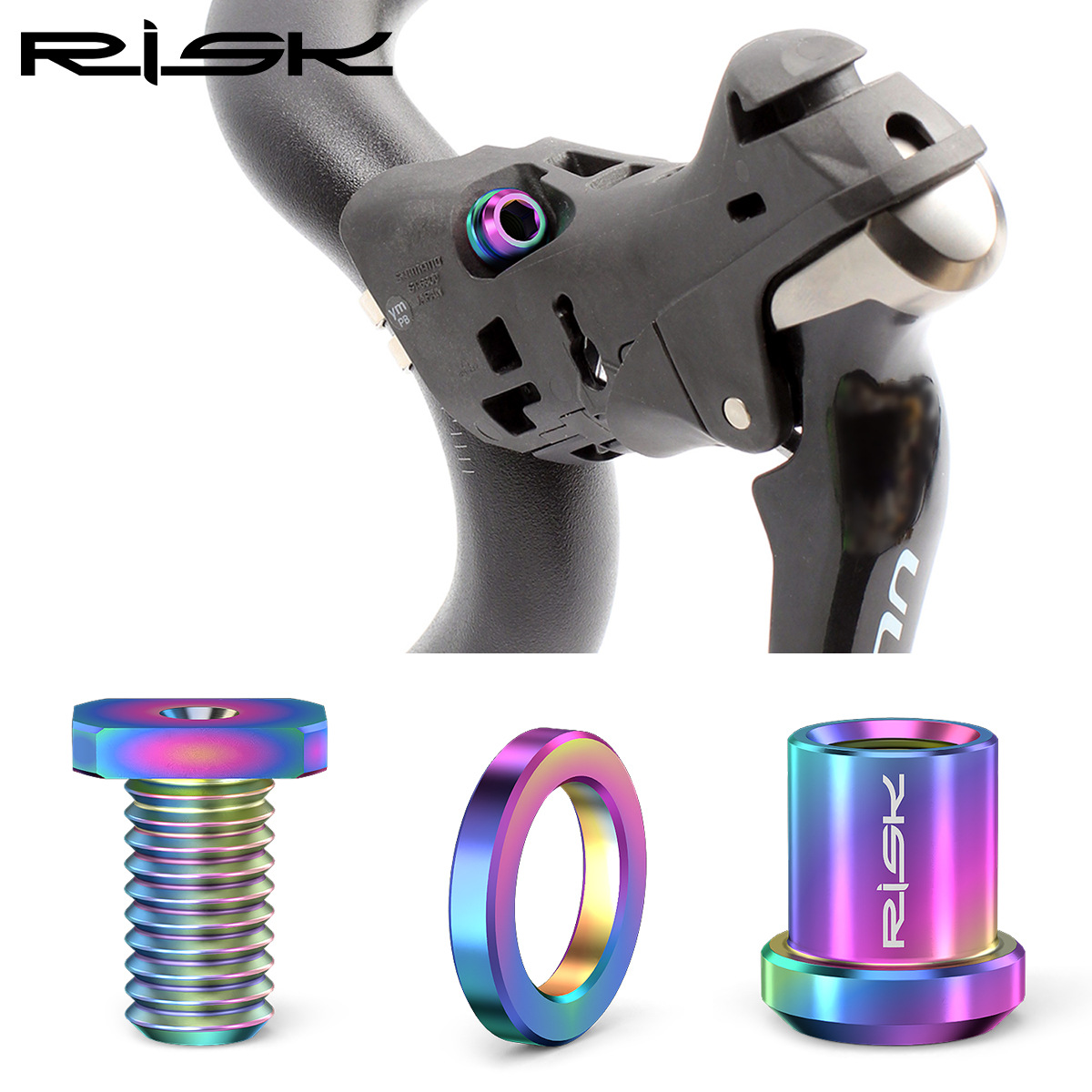 RISK Parts Road Bike Shifter Clamp Titanium Screws Shifter Head Mount Screws R8000 FORCE RT120 RT121