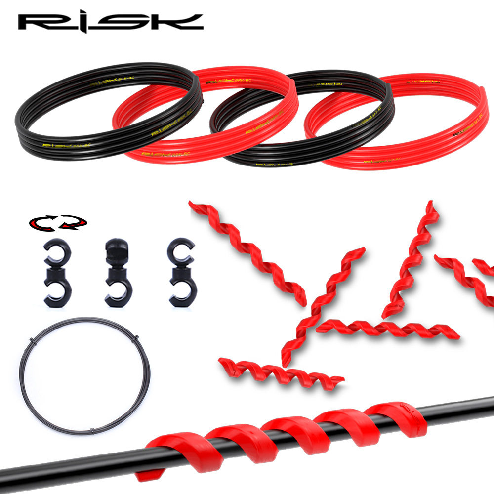 RISK Parts Bicycle Cable Housing Kit – Includes Gear and Brake Inner Cable Cores Suitable for Mountain and Road Bikes RC103