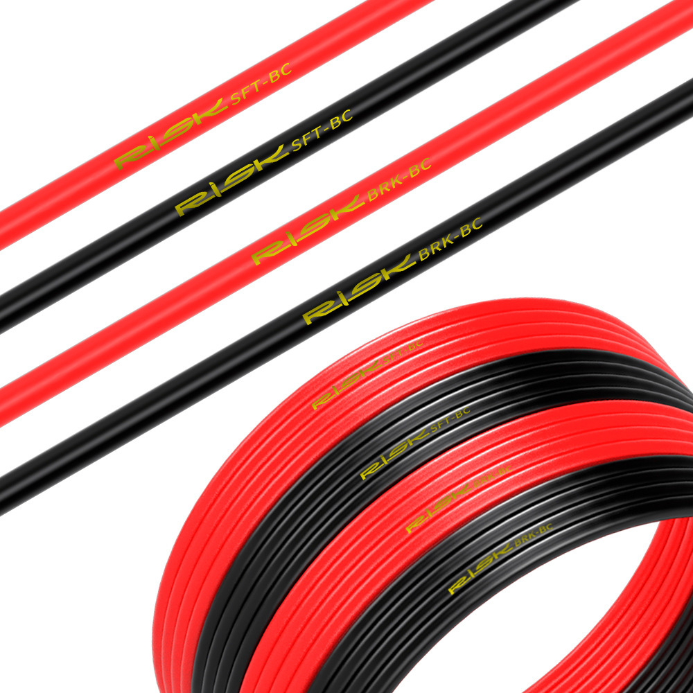 RISK Bicycle Cable Housing Kit – Includes Gear and Brake Inner Cable Cores Suitable for Mountain and Road Bikes RC103