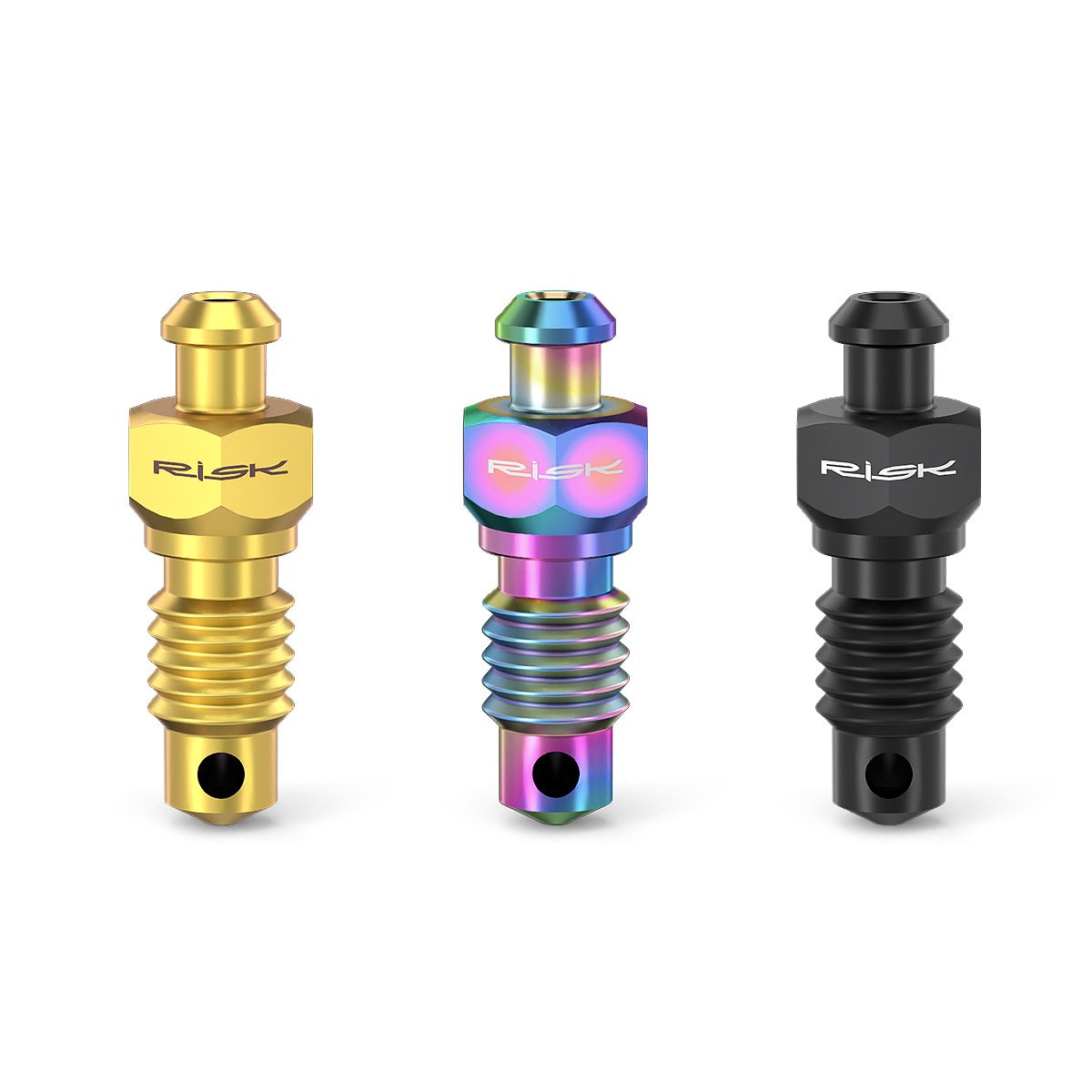 RISK Parts Mountain Bike Disc Brake Caliper Bleed Screws M6 Titanium Alloy RT114