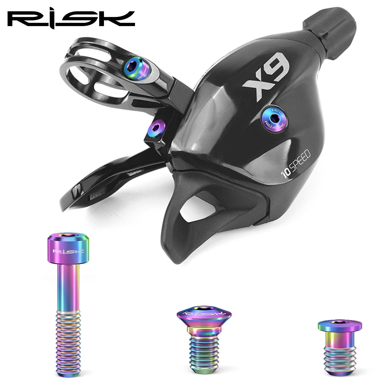 RISK Parts Mountain Bike SRAM Shifter Titanium Alloy Screw Kit GX/GX EAGLE/X9/X01XO1XX1 RT104