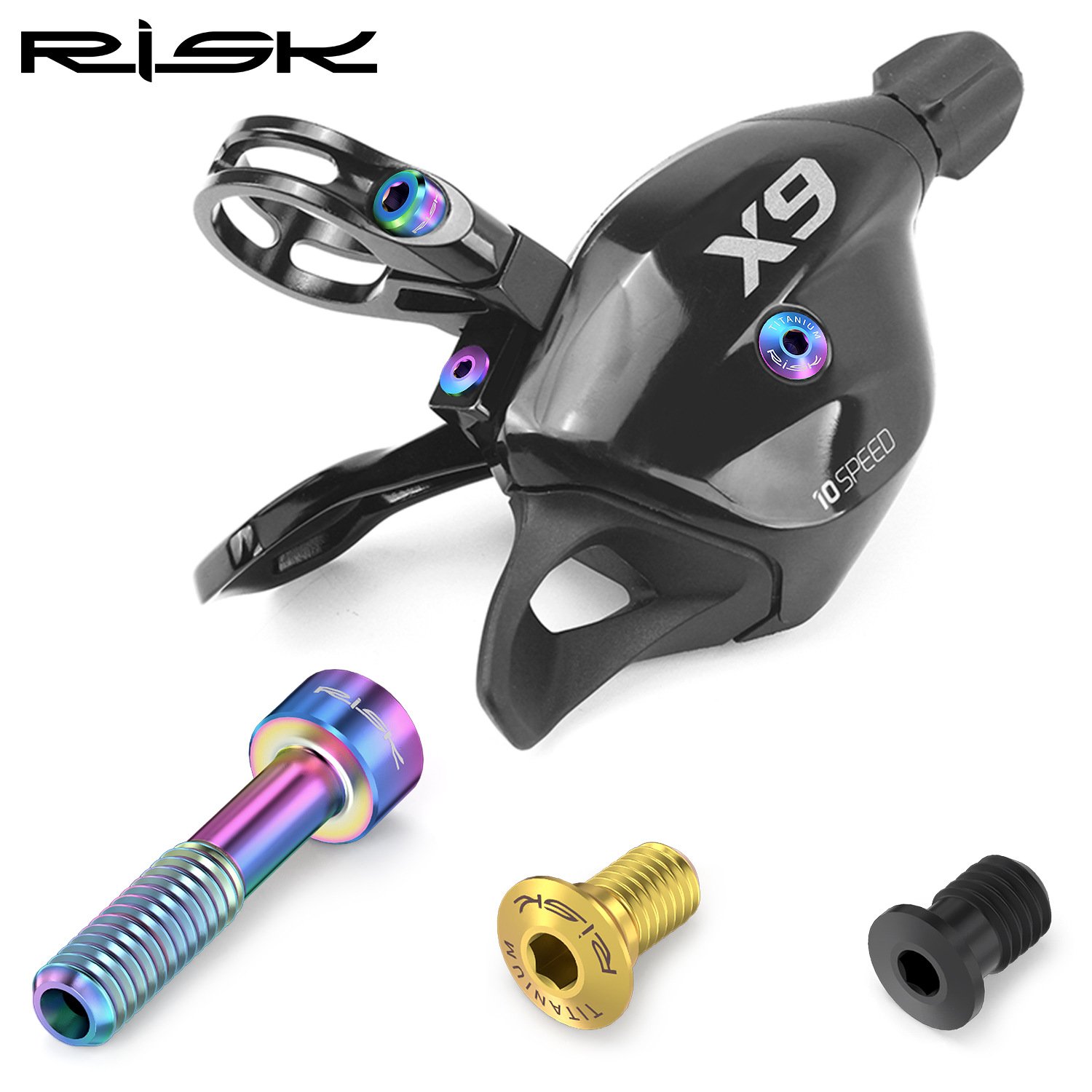 RISK Parts Mountain Bike SRAM Shifter Titanium Alloy Screw Kit GX/GX EAGLE/X9/X01XO1XX1 RT104