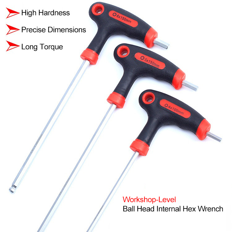 RISK Parts 2.5mm/3mm Hex Wrench Mountain Bike Road Bike Fixed Gear Bicycle Repair T-Shaped L-Shaped Screw Removal Tool RL110 RL111