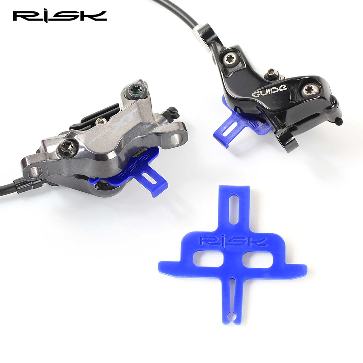 RISK Parts Mountain and Road Bike Oil Change Piston Block Oil Injection Piston Spacer Plastic Caliper Oil Disc Pad Block RL226