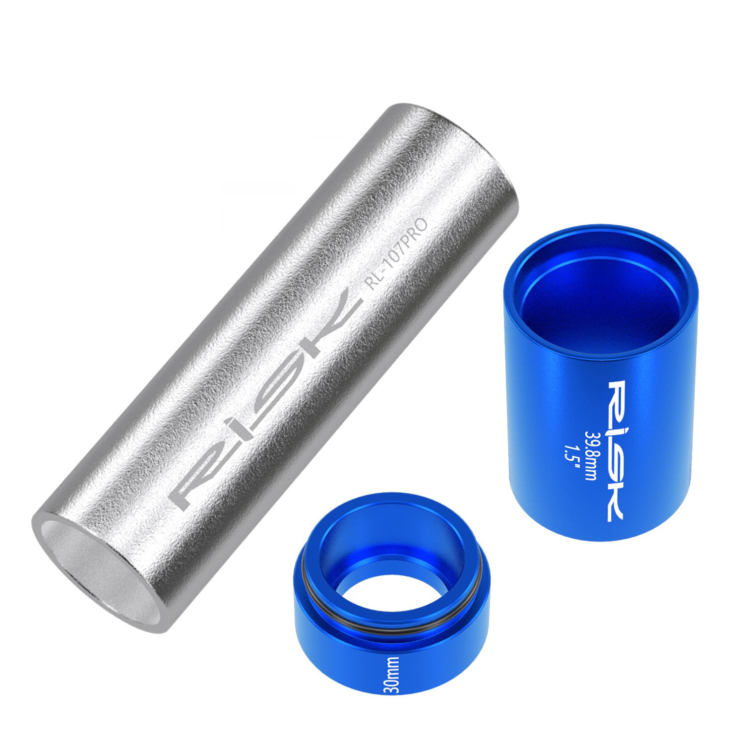 RISK RL-107PRO Bicycle Crown Race Setting Tool for MTB Fork Headset Bottom Race Installation, Compatible with 28.6mm, 1.25″ and 1.5″ Forks