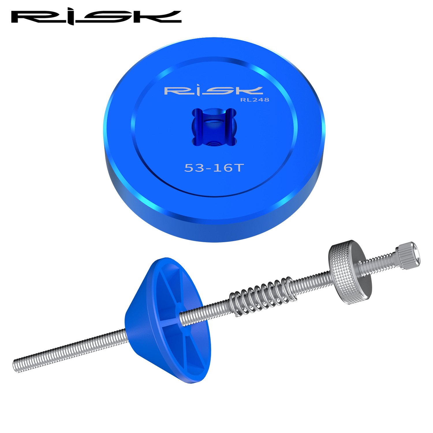 RISK Parts Bicycle Crankset T45 Threaded Axle Sleeve Removal and Installation Tool Maintenance Axle Wrench RL246 RL247 RL248