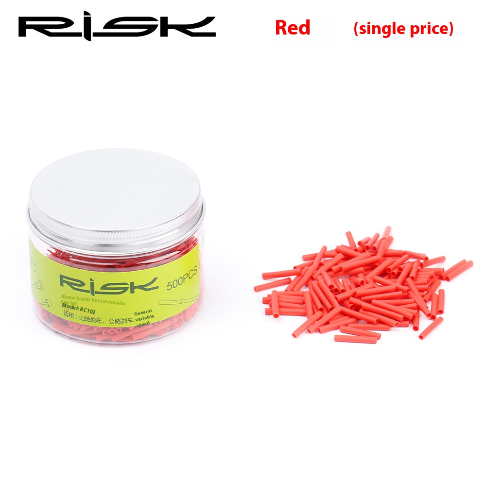 RISK Parts Cable End Caps Bicycle Cable Housing Caps Internal Cable Ferrules Colorful Shift and Brake Cable End Caps Non-Aluminum Alloy RC102