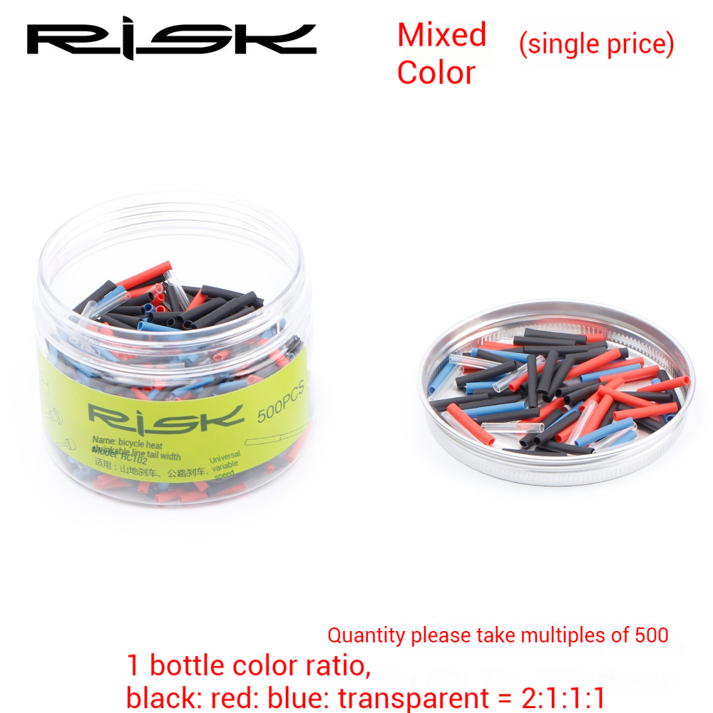 RISK Parts Cable End Caps Bicycle Cable Housing Caps Internal Cable Ferrules Colorful Shift and Brake Cable End Caps Non-Aluminum Alloy RC102