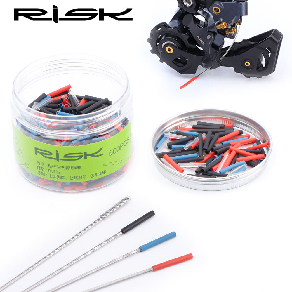 RISK Parts Cable End Caps Bicycle Cable Housing Caps Internal Cable Ferrules Colorful Shift and Brake Cable End Caps Non-Aluminum Alloy RC102