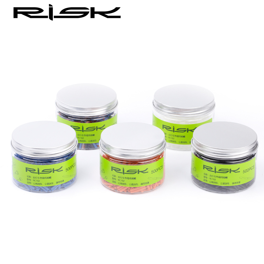 RISK Parts Cable End Caps Bicycle Cable Housing Caps Internal Cable Ferrules Colorful Shift and Brake Cable End Caps Non-Aluminum Alloy RC102