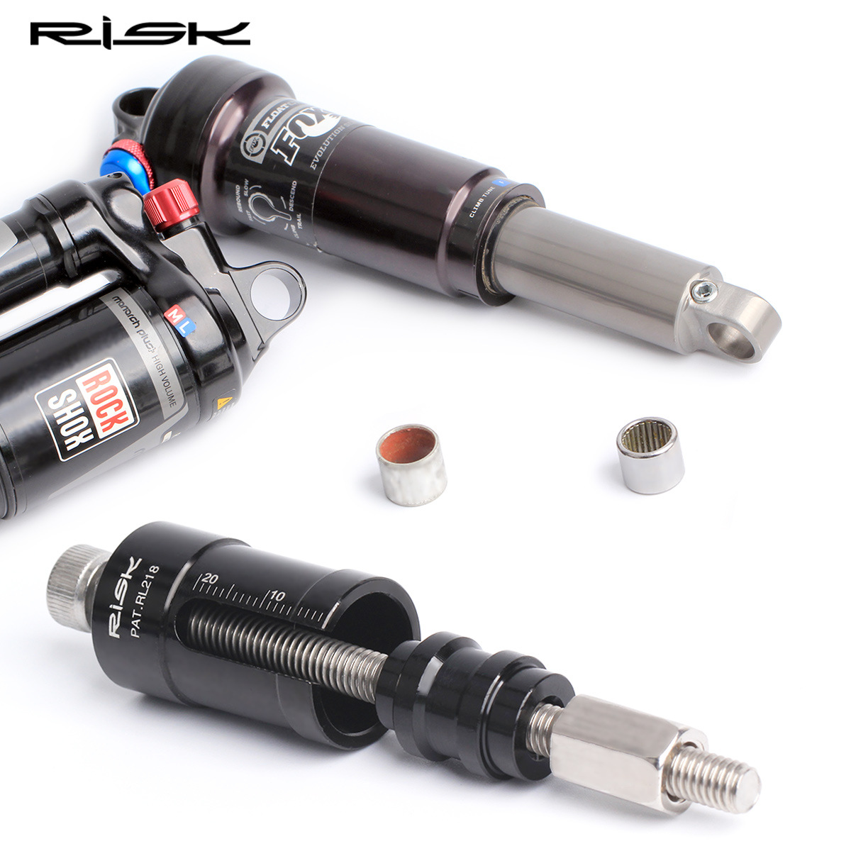 RISK Parts Mountain Bike Rear Shock DU Bushing Press Tool for Installation and Removal RL218