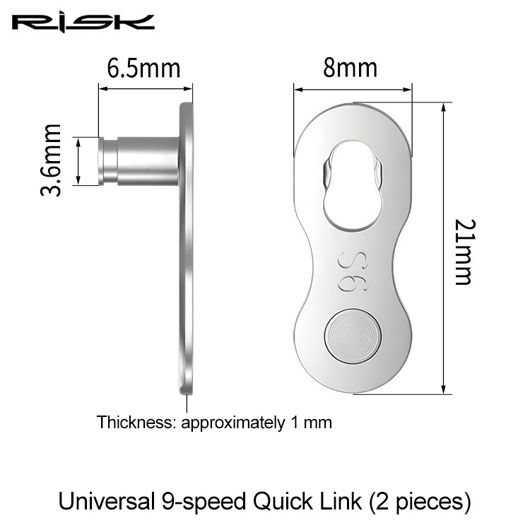 RISK Parts Chain Quick Link Magic Link for Mountain and Road Bikes 8/9/10/11/12 Speed Quick Link RA110