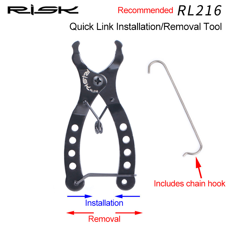 RISK Parts Chain Quick Link Magic Link for Mountain and Road Bikes 8/9/10/11/12 Speed Quick Link RA110