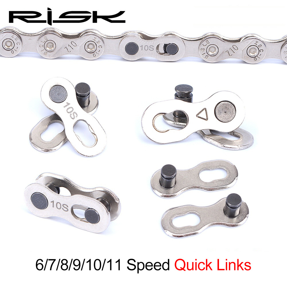 RISK Parts Chain Quick Link Magic Link for Mountain and Road Bikes 8/9/10/11/12 Speed Quick Link RA110