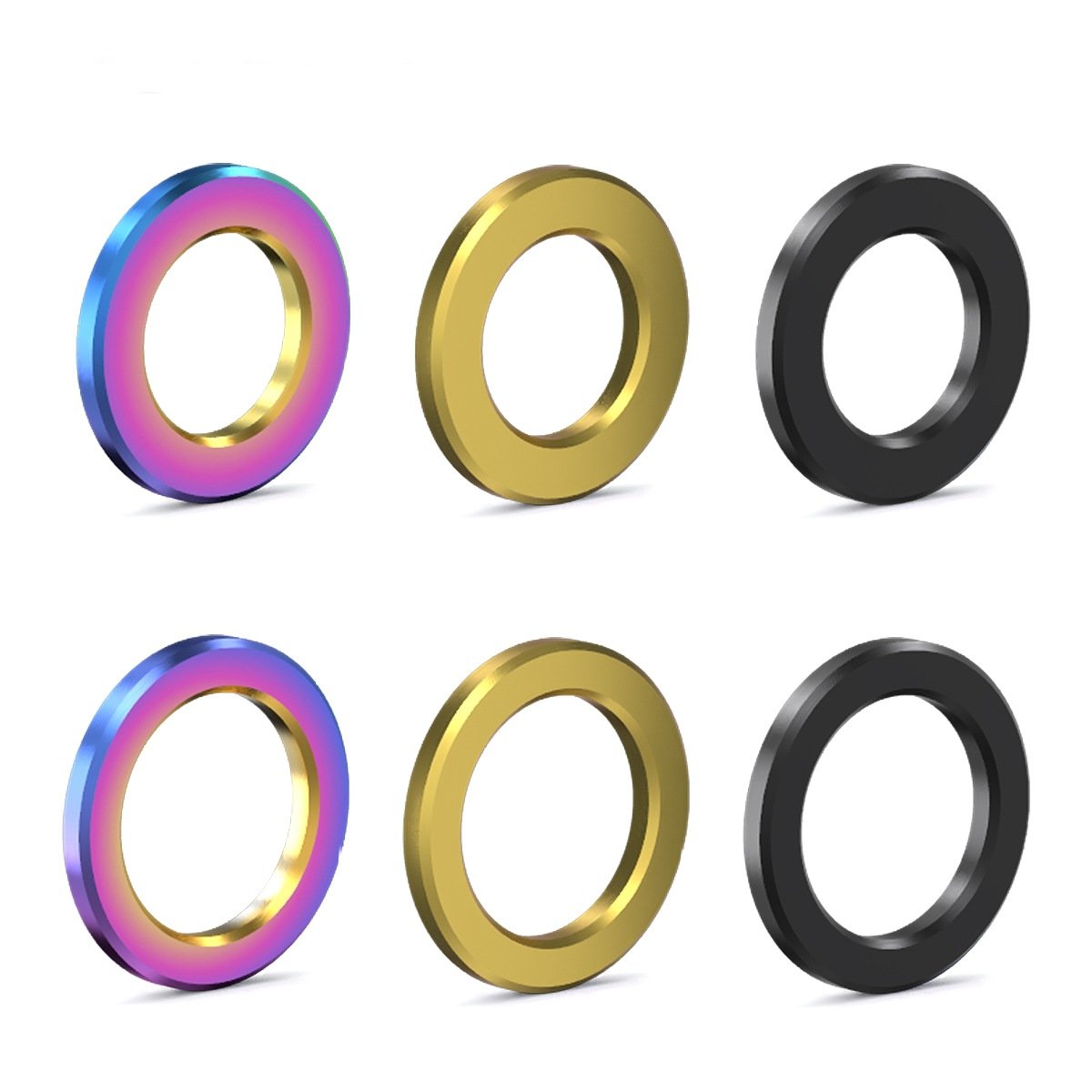 RISK Parts Titanium Alloy M5/6mm Screw Washers Gold and Colored Flat Washers for Mountain Bikes RT010/011