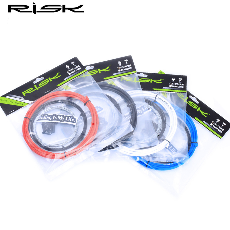 RISK Parts Bicycle Cable Housing for Mountain and Road Bike Gears 4/5mm Brake Outer Casing Folding Bike Brake Cable Shell 3 Meters RC304