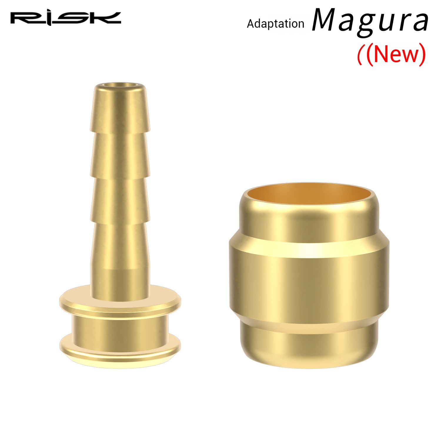 RISK Parts Mountain Bike Hydraulic Disc Brake Oil Pipe Oil Needle T-Head Olive Tightening Screw Copper Bushing BH59/BH90