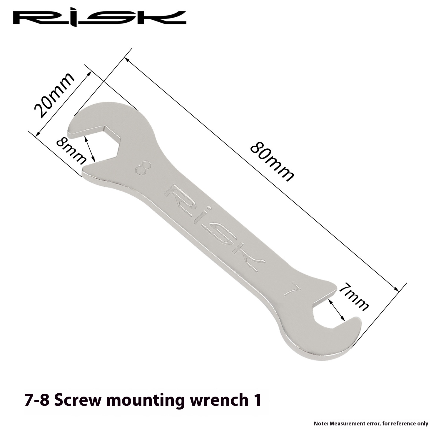 RISK Parts Bottom Bracket Crankset Crank Cover Removal Tool DUB Front Fork Suspension Maintenance Bolt 7-8 Installation Wrench