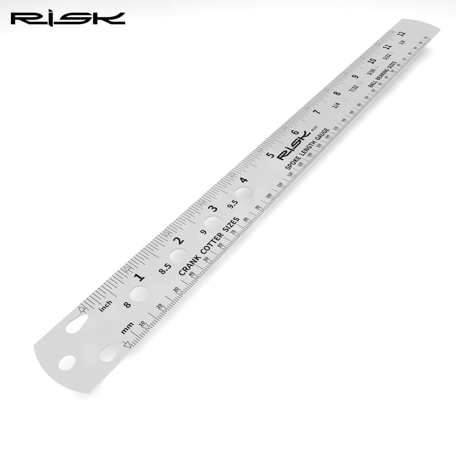 RISK Parts Bicycle Spoke Tool Spoke Length Measurement Gauge Hub Axle Positioning Measurement Tool RL237