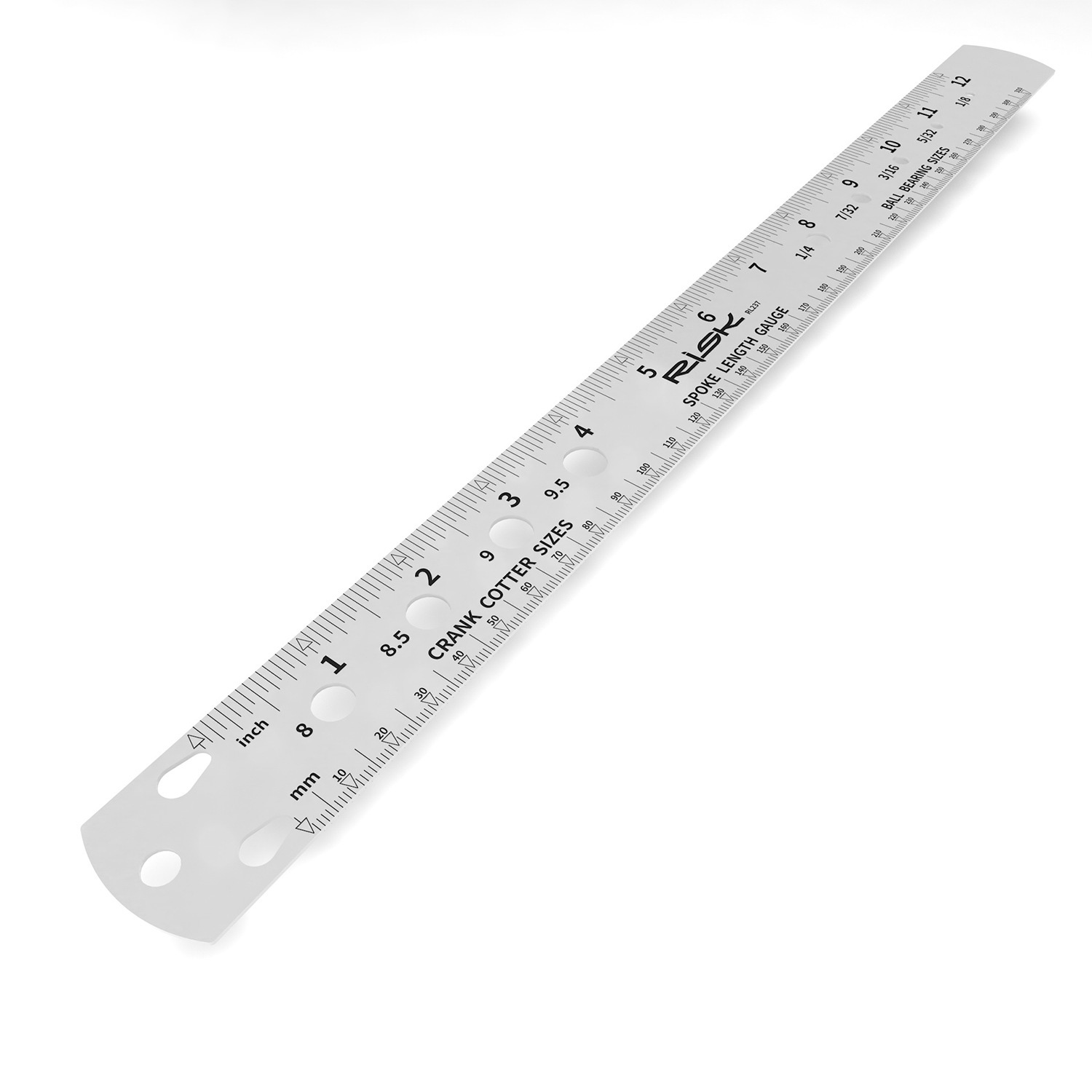 RISK Parts Bicycle Spoke Tool Spoke Length Measurement Gauge Hub Axle Positioning Measurement Tool RL237