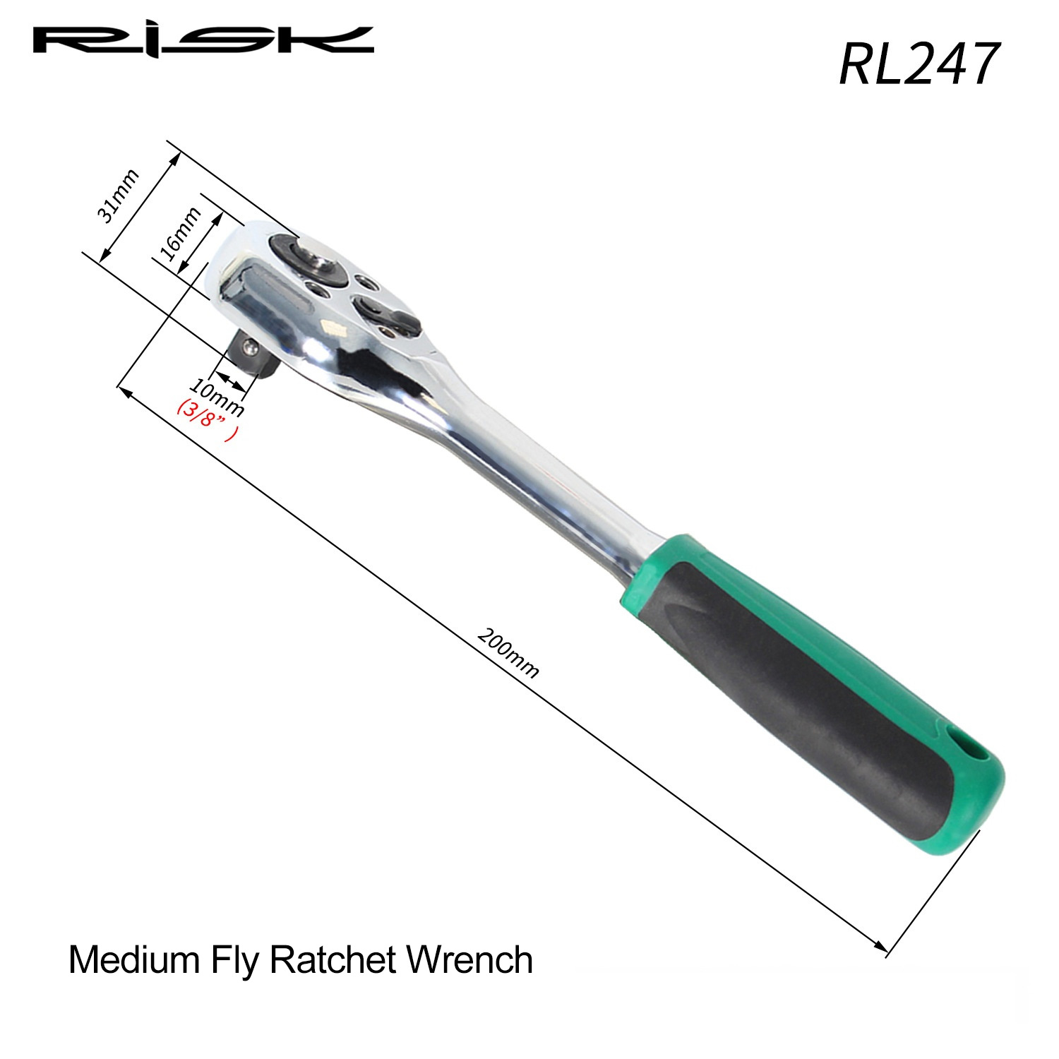 RISK Parts Mountain Road Bicycle Hollow Integrated Bottom Bracket Wrench DUB Crankset Installation and Removal Tool BB52 RL244 RL245 RL246 RL247