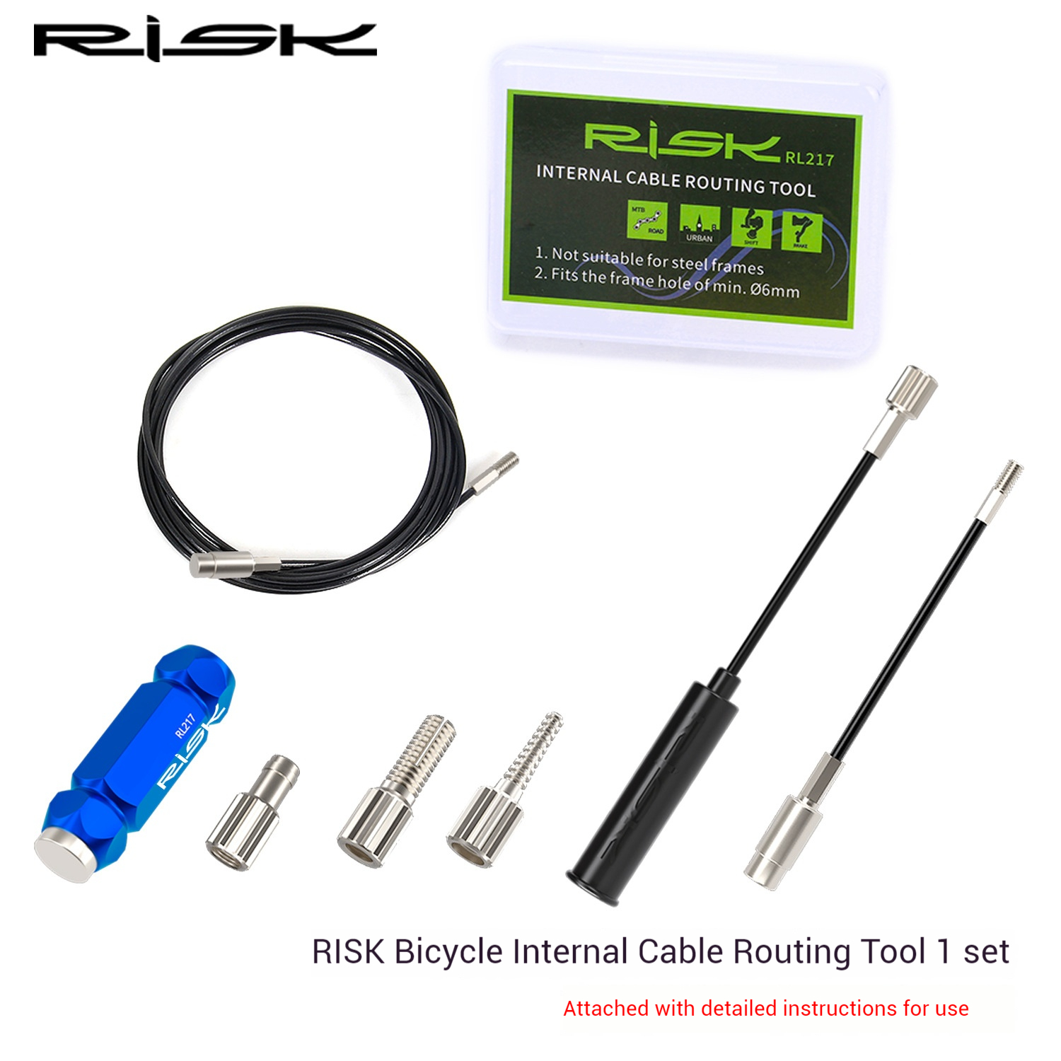RISK Parts mountain and road bike internal cable routing tool RL217