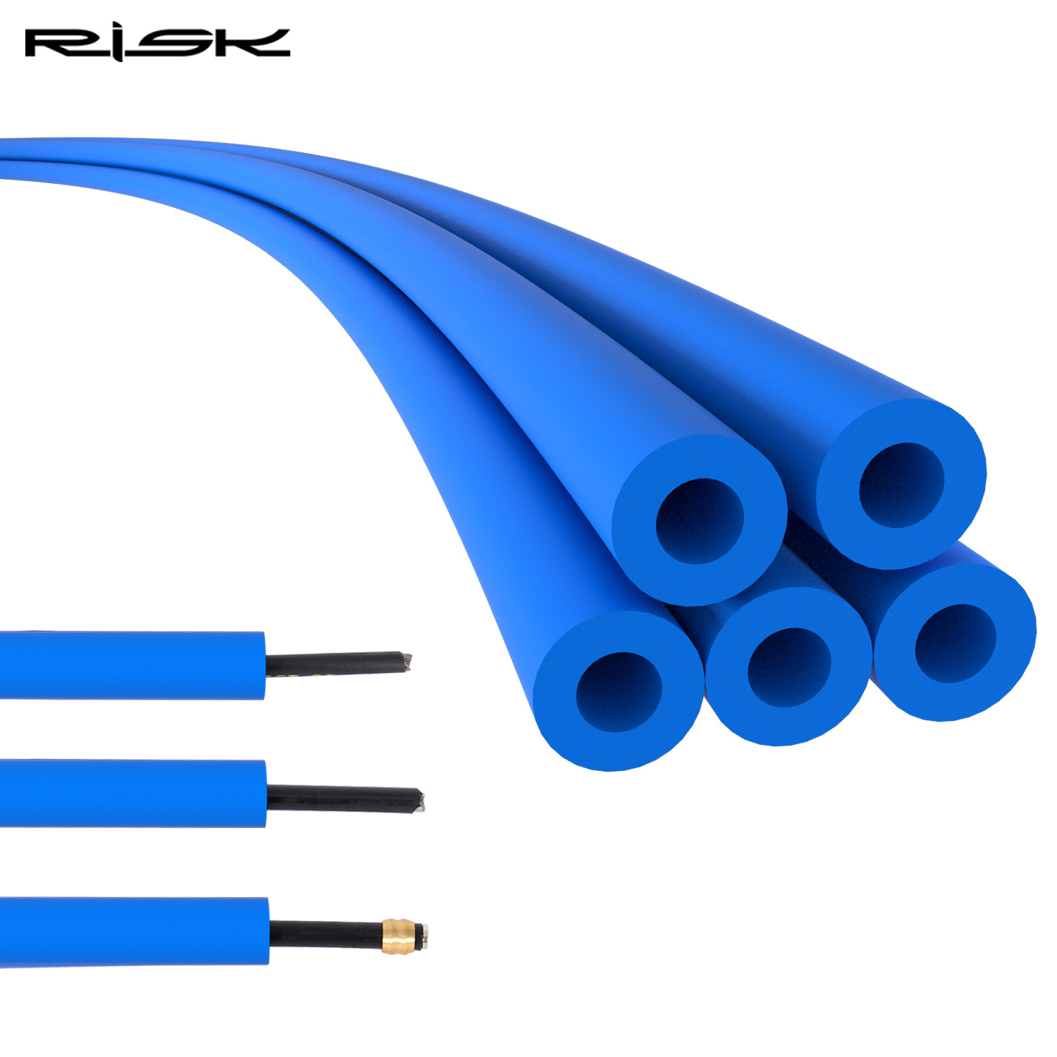 RISK Parts bicycle internal cable routing frame sound-absorbing foam tube mountain bike road bike noise reduction sponge tube protective sleeve RC306