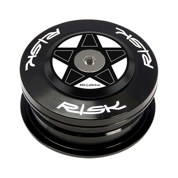 RISK DH-441 44mm Press-In Semi-Integrated Bicycle Headset, Double Sealed Bearing Headset for Straight Frame & 1-1/8″ Fork