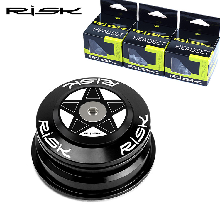 RISK Parts Tapered Headset Conversion Bottom Bracket Straight to Tapered Fork 44-50.6mm Non-Standard 1.25 Fork DH-506 DH-506K DH-506F