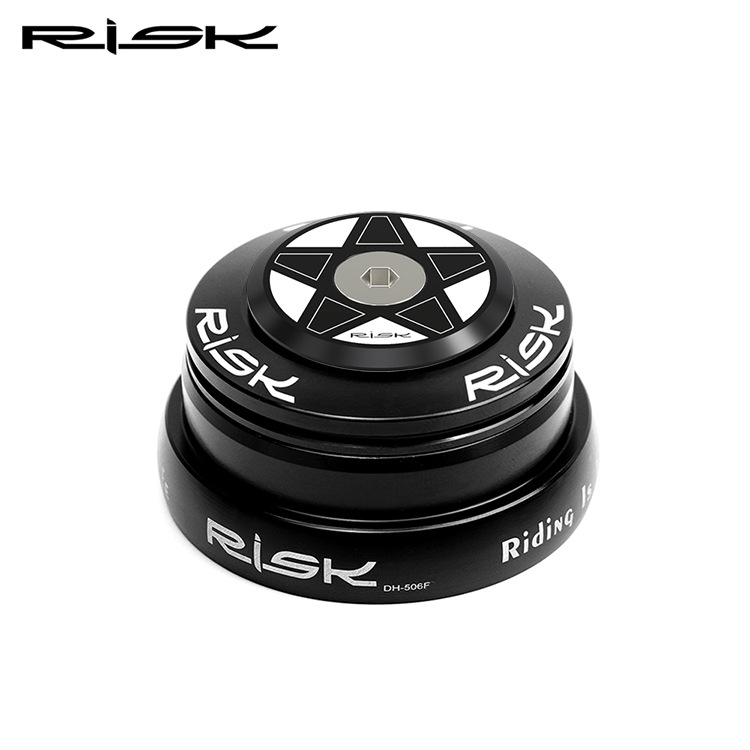 RISK Parts Tapered Headset Conversion Bottom Bracket Straight to Tapered Fork 44-50.6mm Non-Standard 1.25 Fork DH-506 DH-506K DH-506F