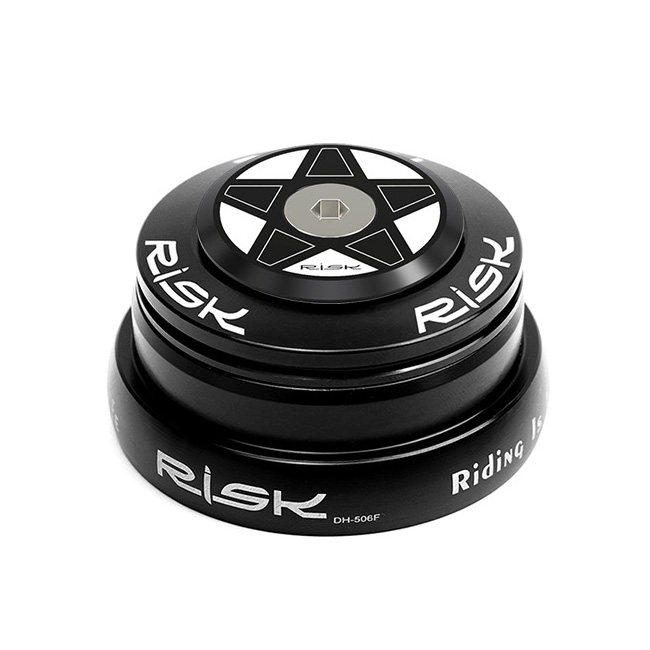 RISK DH‑506 Series Double Bearing Bicycle Headset 44‑50.6mm for Straight / Tapered Fork