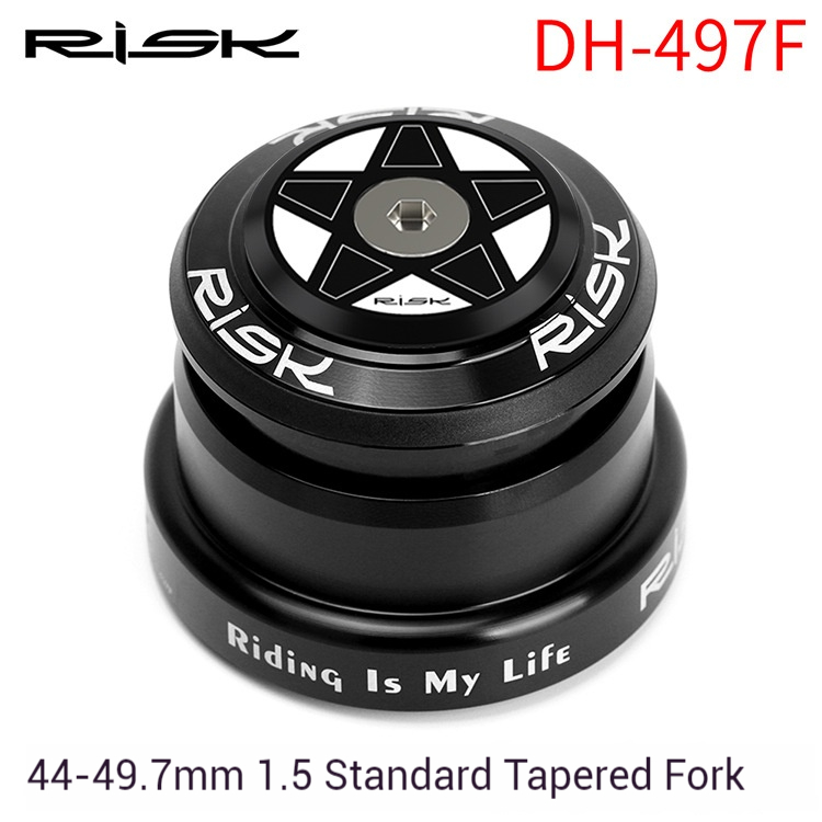 RISK Parts Mountain Bike Headset DH Downhill 44-49.7/49.7mm