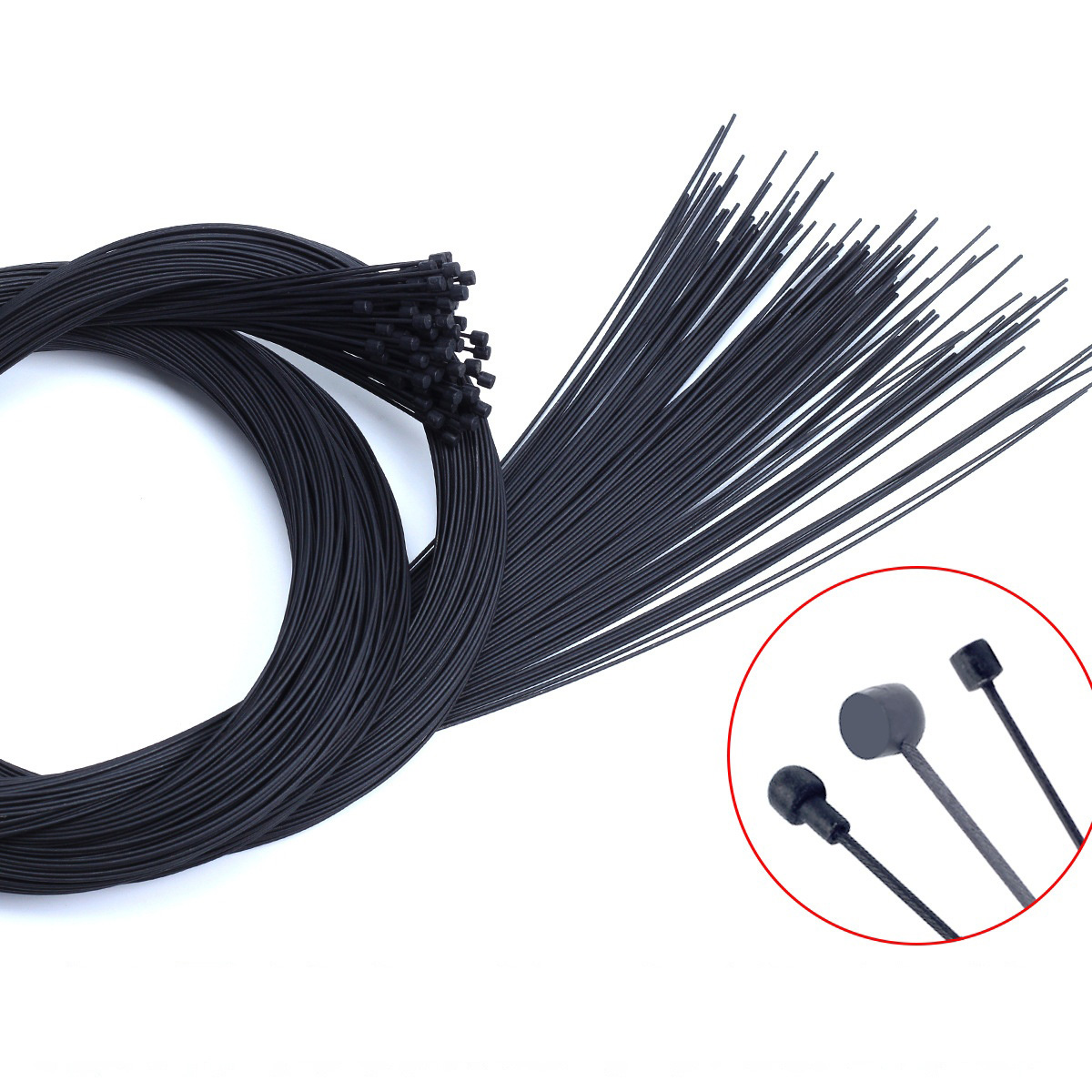 RISK Parts Teflon Inner Cable Core Mountain Road Bike Iron Teflon Brake Shifter Cable Inner Core
